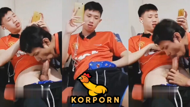 คลิปหลุดเกย์ไทย BIGBOOMSP น้องกายปลายกระดอบาน มานั่งให้เกย์รับจับควยชักว่าวxxx ดูดควยเสียวๆนิ้วเขี่ยโทรศัพท์ควยก็ตั้ง น้ำเงี่ยนแตกคาปาก