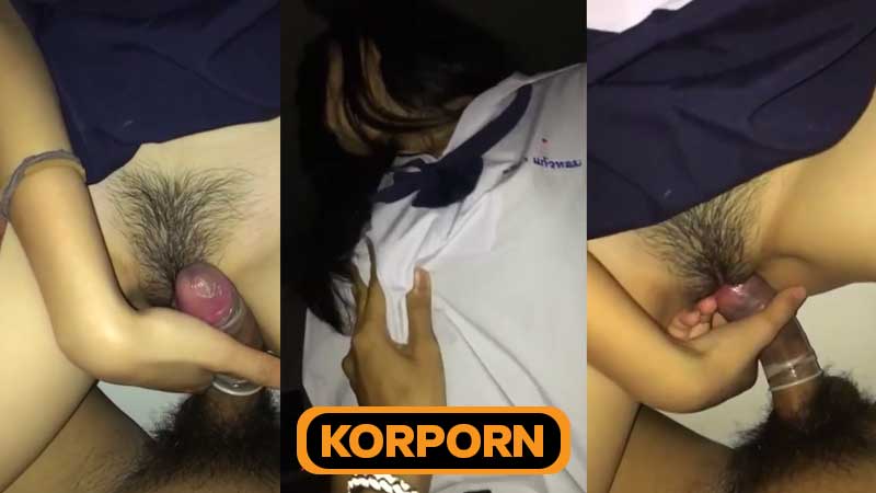 คลิปหลุดนักเรียน เย็ดหีนักเรียนทางบ้าน โคตรเด็ด XXX จับซอยหีครางอ้อนๆ เย็ดคาชุดนักเรียน ม.ต้น น้องโคตรน่ารัก บอกว่าเงี่ยนหีอยากโดนเย็ด